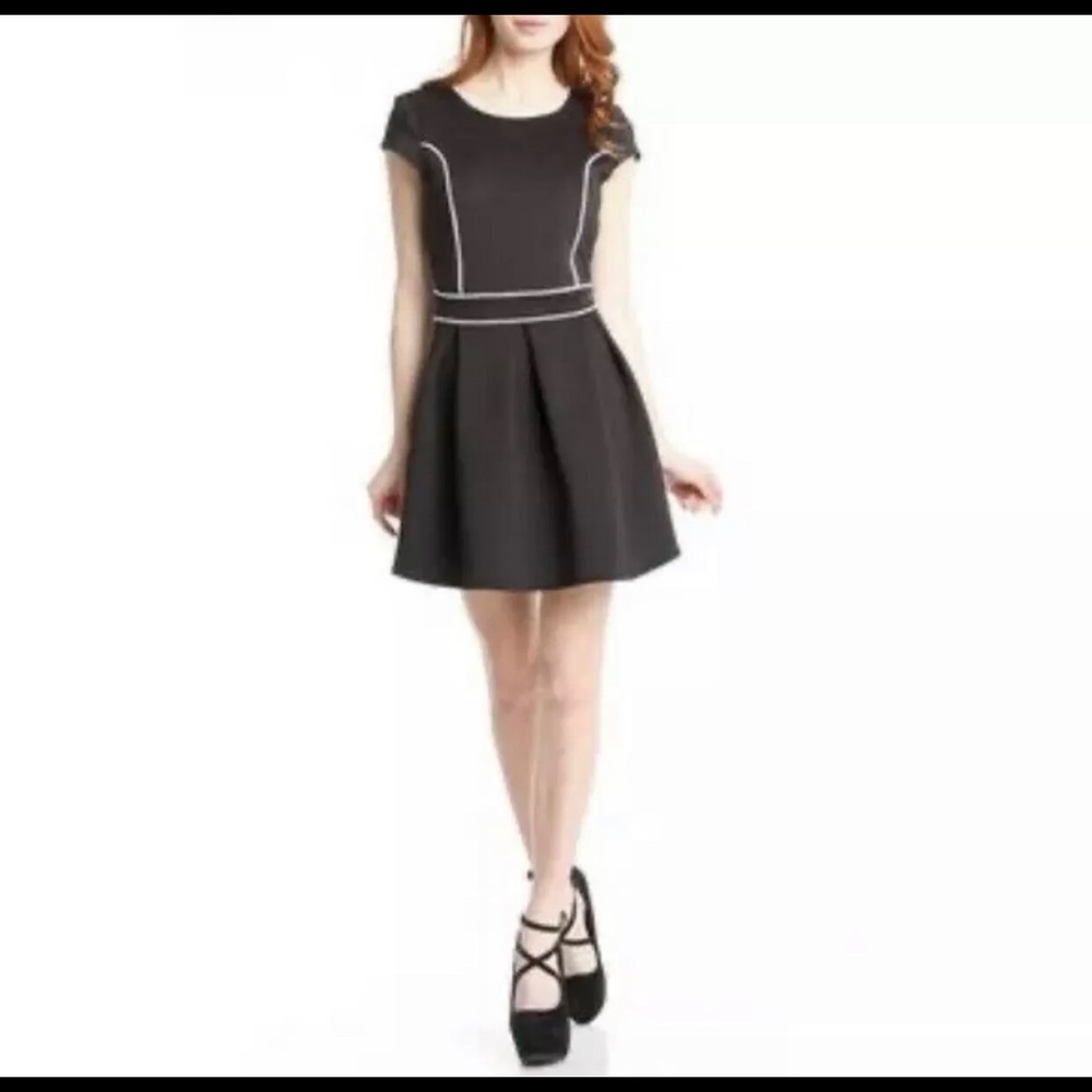 Romeo & Juliet Womens Black Casual Party Dress